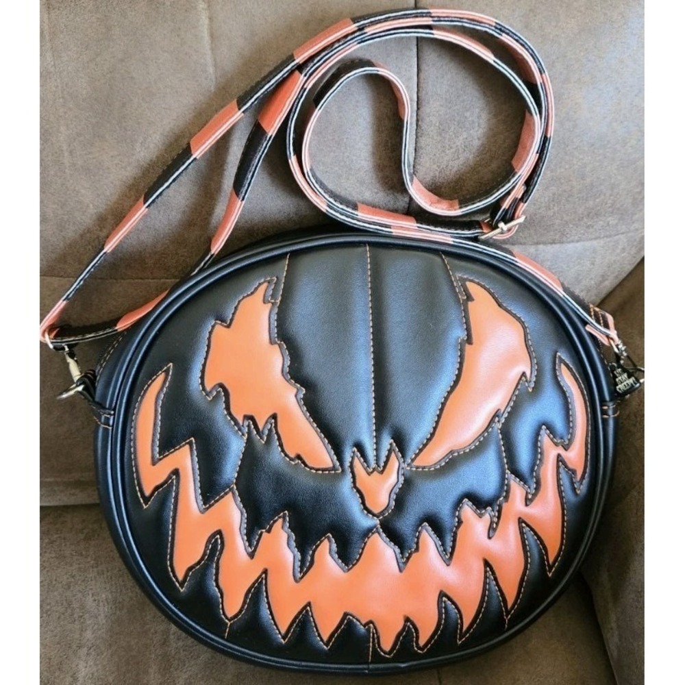 Vintage Halloween Spooky Bag Rare Goth Horror Purse Y2K Grunge Aesthetic - Picture 2 of 8